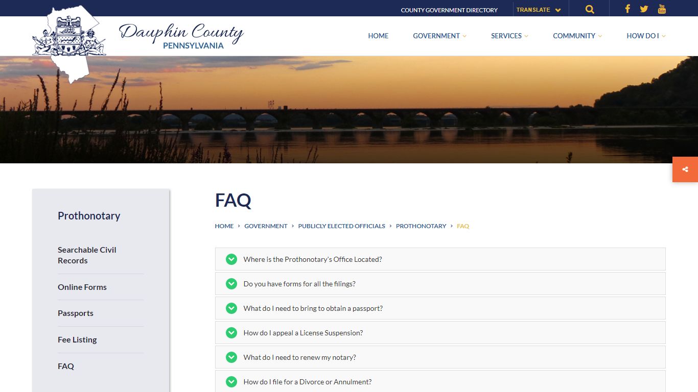 Welcome to Dauphin County, PA